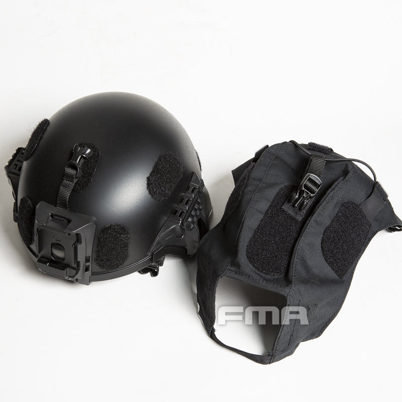 FMA IHPS Integrated Head Protection System Tactical Helmet - BLACK - APEXTAC GEAR