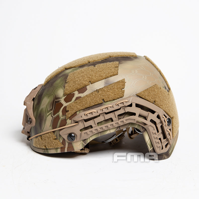 FMA Caiman Ballistic Style Airsoft Protective Helmet - Highlander Camo (TB1383B) - APEXTAC GEAR