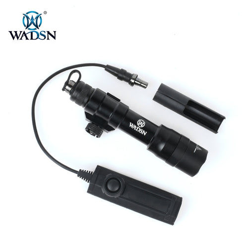 WADSN M600DF Scout Light Rail Mount LED Flashlight w/ Dual Function Switch - BK (WD04013) - APEXTAC GEAR