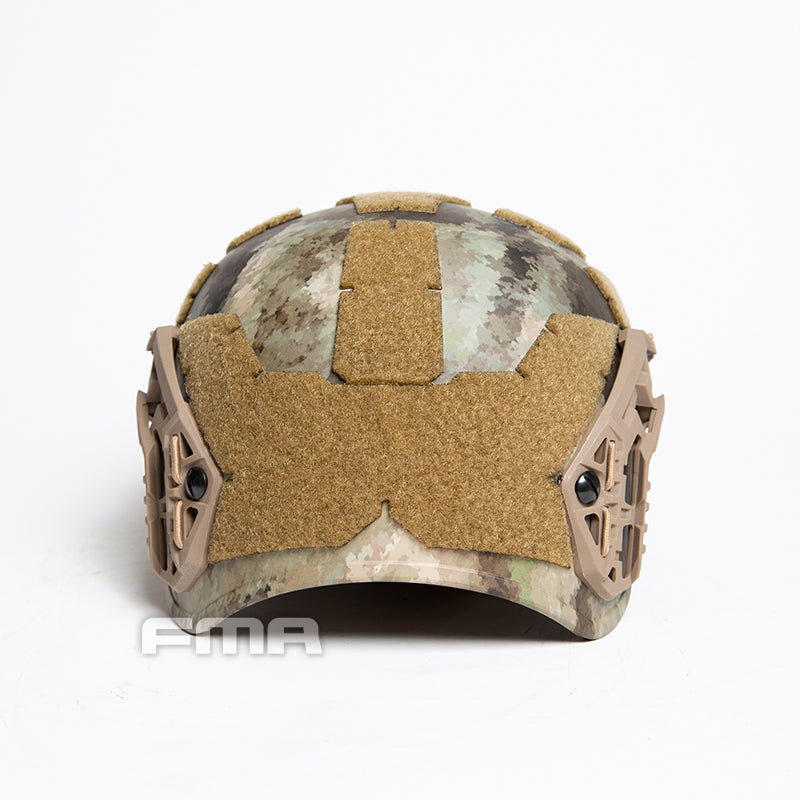 FMA Caiman Ballistic Style Airsoft Protective Helmet - ATACS Camo (TB1383B) - APEXTAC GEAR