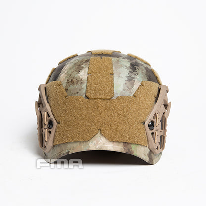 FMA Caiman Ballistic Style Airsoft Protective Helmet - ATACS Camo (TB1383B) - APEXTAC GEAR