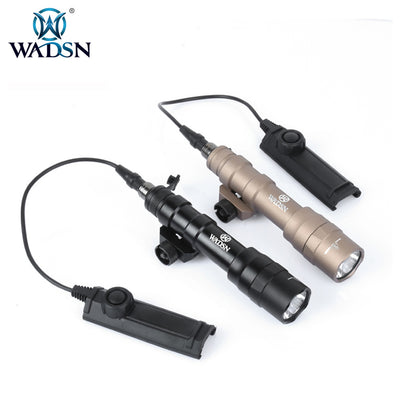 WADSN M600DF Scout Light Rail Mount LED Flashlight w/ Dual Function Switch - BK (WD04013) - APEXTAC GEAR