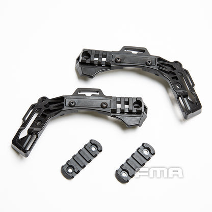 FMA EX Ballistic Helmet Rail 3.0 Retrofit Kit - BLACK (TB1392) - APEXTAC GEAR
