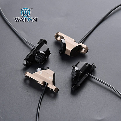 WADSN Hot Button M-LOK & Keymod Rail Mount Switch for Surefire Flashlight - TAN - APEXTAC GEAR