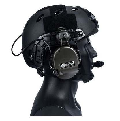 WADSN SORDIN Style Headset with  Helmet Rail Adaptor Basic Ver. (WZ191) - APEXTAC GEAR