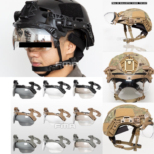 FMA EX Team Wendy 3.0 Helmet Rail Goggles Flip Up Lens Visor Size M - TB1397 - APEXTAC GEAR