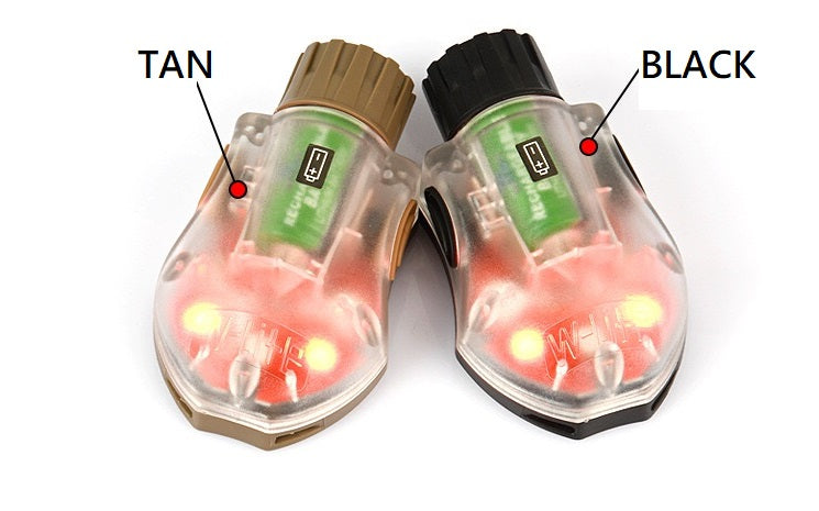 WADSN Manta Strobe Military Version Helmet Strobe - BLACK (3 Colors) (WD03002) - APEXTAC GEAR