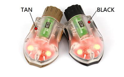 WADSN Manta Strobe Military Version Helmet Strobe - BLACK (3 Colors) (WD03002) - APEXTAC GEAR