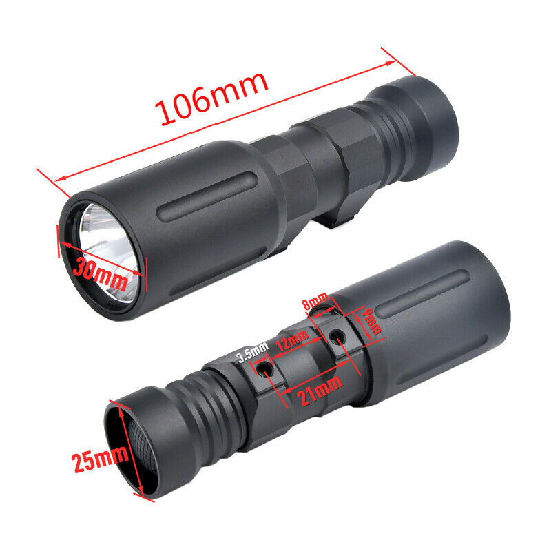 WADSN ML PLHv2 Flashlight Tactical Rail Mount 1000 lumens LED Light - APEXTAC GEAR