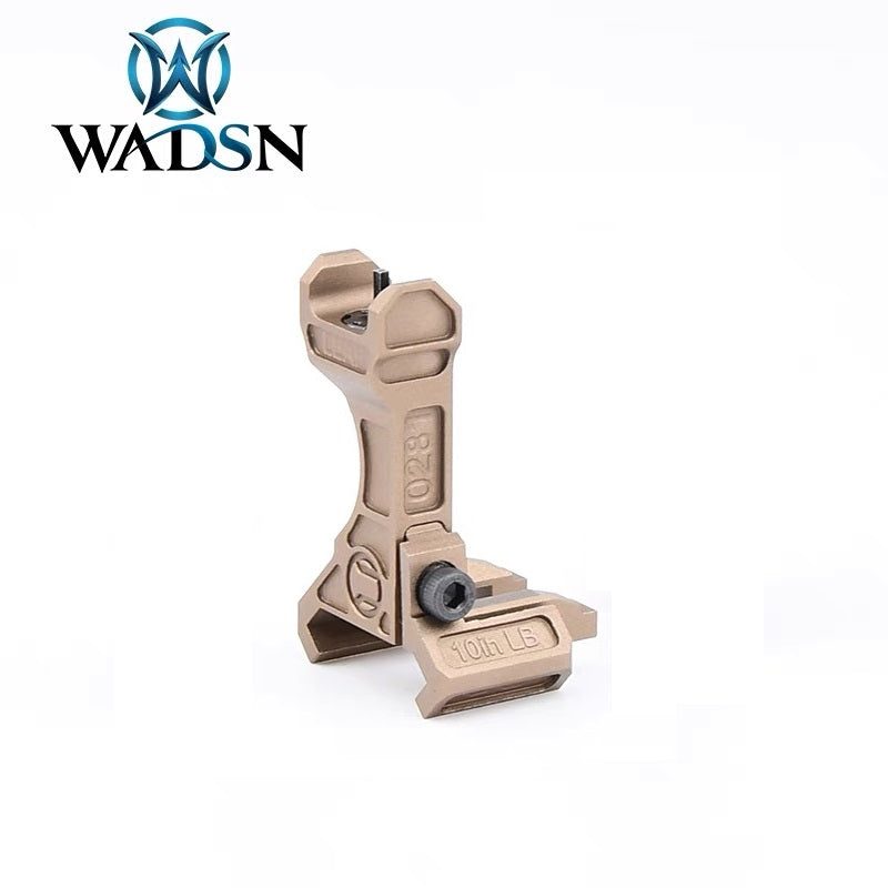 WADSN LEAF CNC Rail Mount Flip Back Up Sight for PEQ15 - APEXTAC GEAR