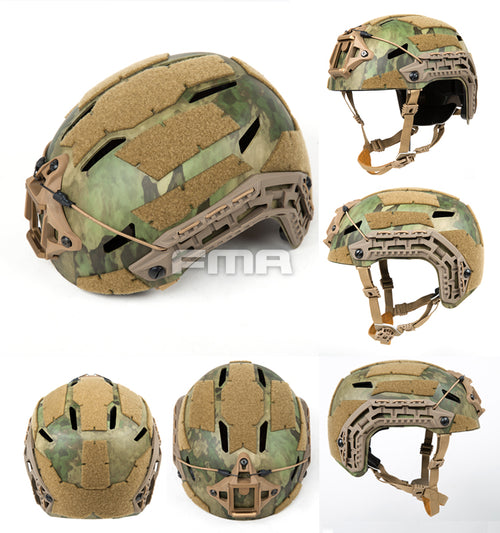 FMA Caiman Bump Helmet - ATACS-FG Camo (L/XL) (New Liner) (TB1382B) - APEXTAC GEAR
