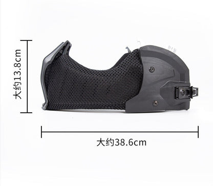 FMA EX Helmet All-Terrain Mandible Half Face Mask w/ Ear Face Protection TB1471 - APEXTAC GEAR
