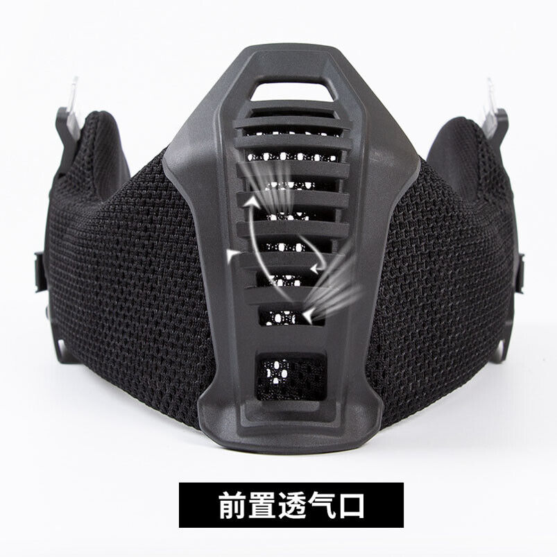 FMA EX Helmet All-Terrain Mandible Half Face Mask w/ Ear Face Protection TB1471 - APEXTAC GEAR