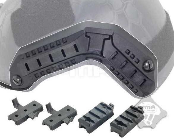 FMA ARC Helmet Rail Kit for Maritime Helmet - BLACK (TB926) - APEXTAC GEAR