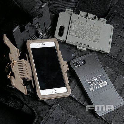 FMA Iphone 7/8 plus mobile pouch for Molle - DE TAN (TB1320) - APEXTAC GEAR