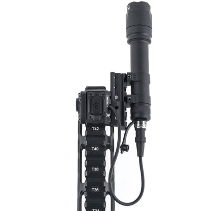 WADSN FUSION Mounting System Rail Flashlight Mount - BLACK (WD02020) - APEXTAC GEAR