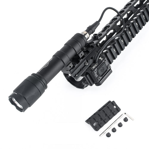 WADSN FUSION Mounting System Rail Flashlight Mount - BLACK (WD02020) - APEXTAC GEAR
