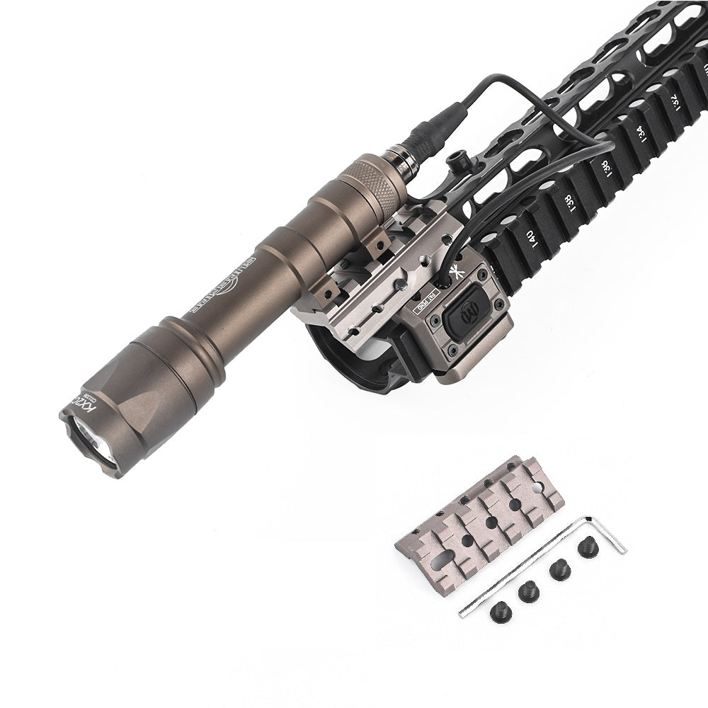 WADSN FUSION Mounting System Rail Flashlight Mount - TAN (WD02020) - APEXTAC GEAR
