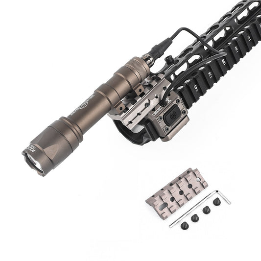 WADSN FUSION Mounting System Rail Flashlight Mount - TAN (WD02020) - APEXTAC GEAR