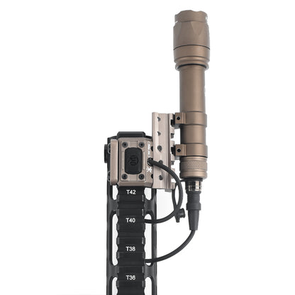 WADSN FUSION Mounting System Rail Flashlight Mount - TAN (WD02020) - APEXTAC GEAR