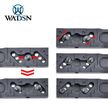 WADSN Thorntail 2 Keymod (SBR) Rail Light Mount - BLACK (WD02030) - APEXTAC GEAR
