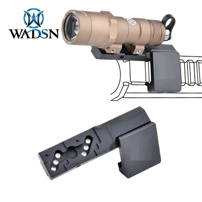 WADSN Thorntail 2 Picatinny (SBR) Rail Light Mount - BLACK (WD02028) - APEXTAC GEAR