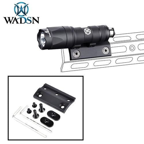 WADSN DD M-LOK & Keymod SMR 416 Scout Light Mount - BLACK (WD02032) - APEXTAC GEAR