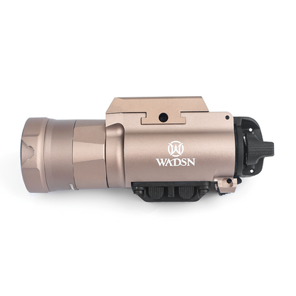 WADSN XH35 Tactical Light Rail Mount LED Flashlight w/ Strobe - TAN - APEXTAC GEAR