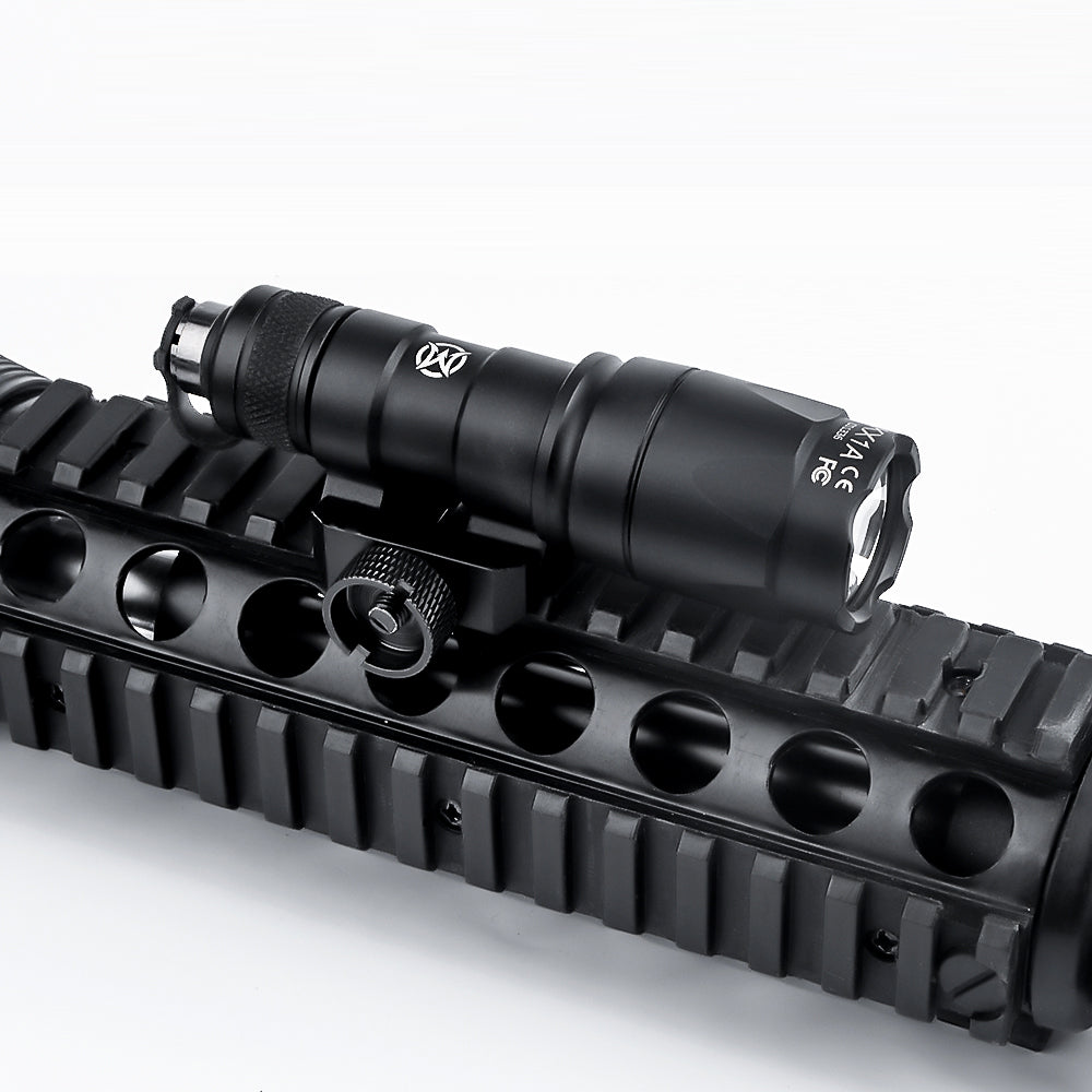 WADSN M300A Mini Scout Light LED Flashlight with Two Control Kit Version - BLACK - APEXTAC GEAR