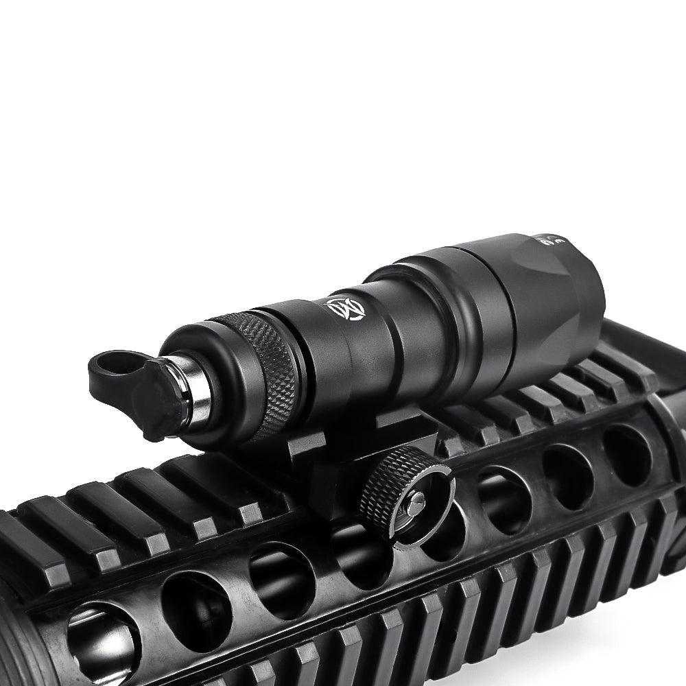 WADSN M300A Mini Scout Light LED Flashlight with Two Control Kit Version - BLACK - APEXTAC GEAR