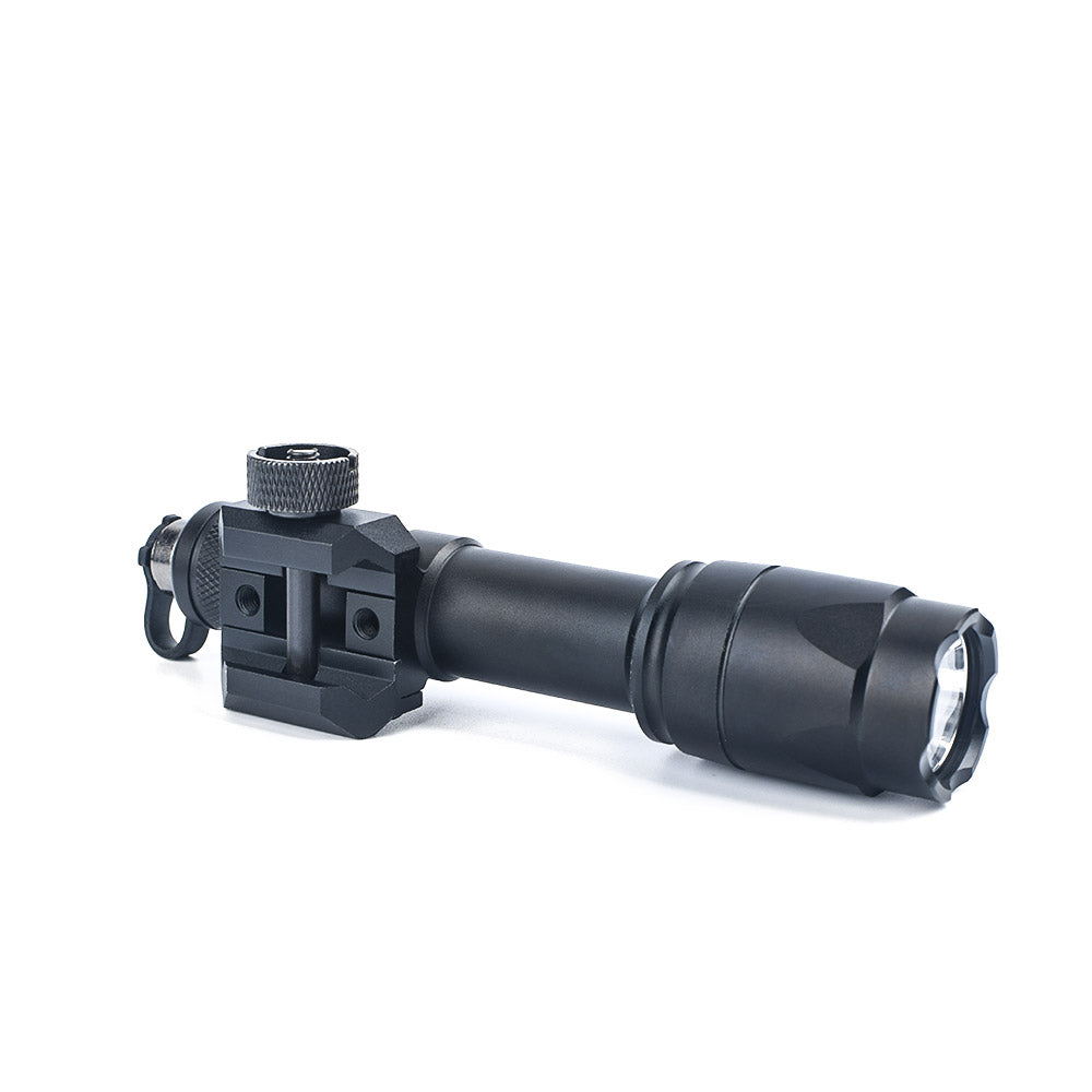WADSN M600C SCOUT LIGHT Rail Mount Flashlight w/ Dual Function Tape Switch - BLACK - APEXTAC GEAR