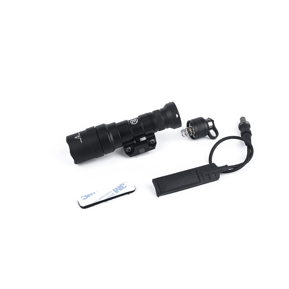 WADSN M300SF Single Fuel SCOUT LIGHT with Two Control Kit Version - BLACK - APEXTAC GEAR