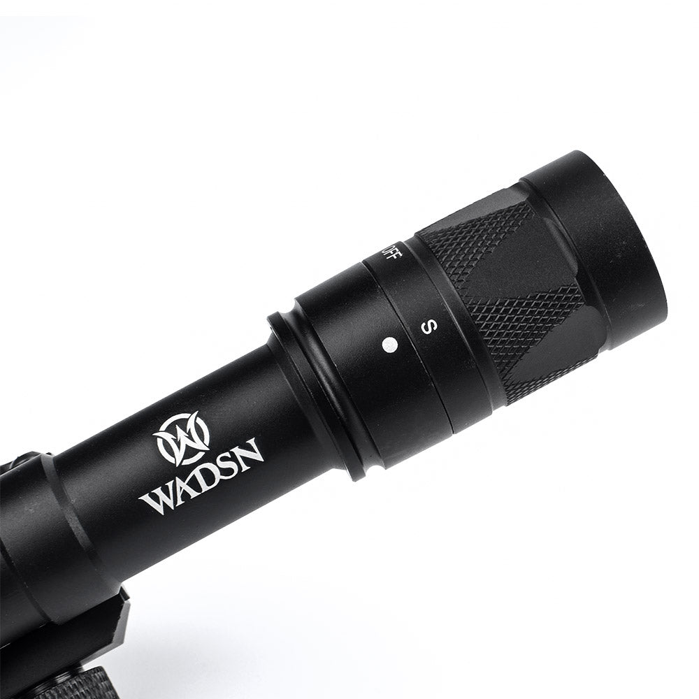WADSN M600W SCOUT LIGHT LED Strobe Flashlight w/ Two Control Kit Version - BLACK - APEXTAC GEAR