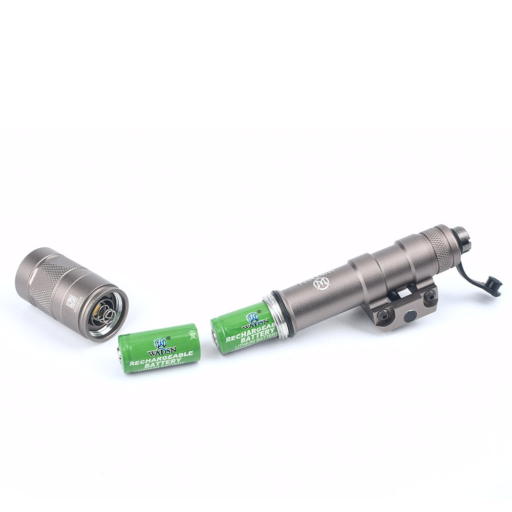WADSN M600W SCOUT LIGHT LED Strobe Flashlight w/ Two Control Kit Version - TAN - APEXTAC GEAR