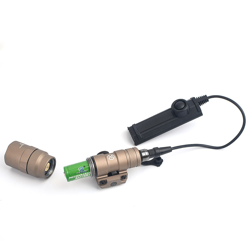 WADSN M300SF Scout Light Flashlight w/ Dual Function Remote Pad - TAN * - APEXTAC GEAR