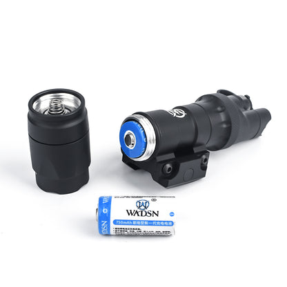 WADSN M300A Mini Scout Light LED Flashlight SL07 Scout Dual Switch Version  - BK - APEXTAC GEAR