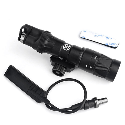 WADSN M300W Scout Light Flashlight Strobe with SL07 Scout Dual Switch - BLACK - APEXTAC GEAR