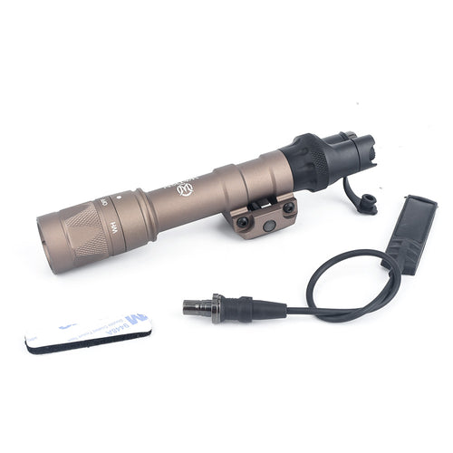 WADSN M600W SCOUT LIGHT LED Strobe Flashlight w/ SL07 Scout Dual Switch - TAN - APEXTAC GEAR