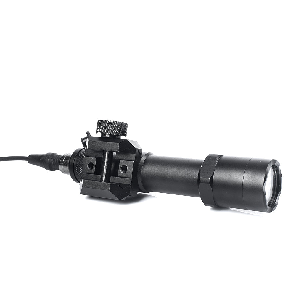 WADSN M600B Rail Mount LED Flashlight w/ Single Pressure Pad Version - BLACK - APEXTAC GEAR