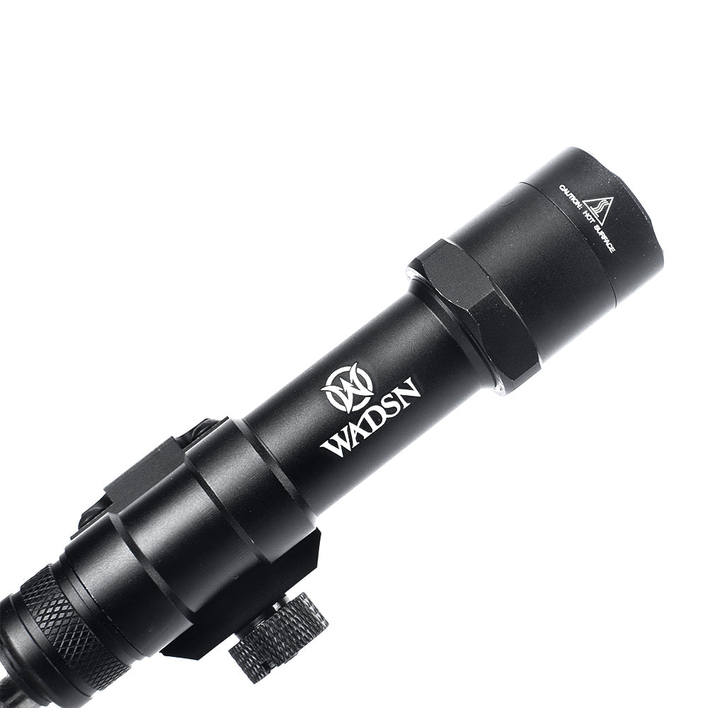 WADSN M600B Rail Mount Tactical LED Flashlight w/ Two Control Kit Version - BLACK - APEXTAC GEAR