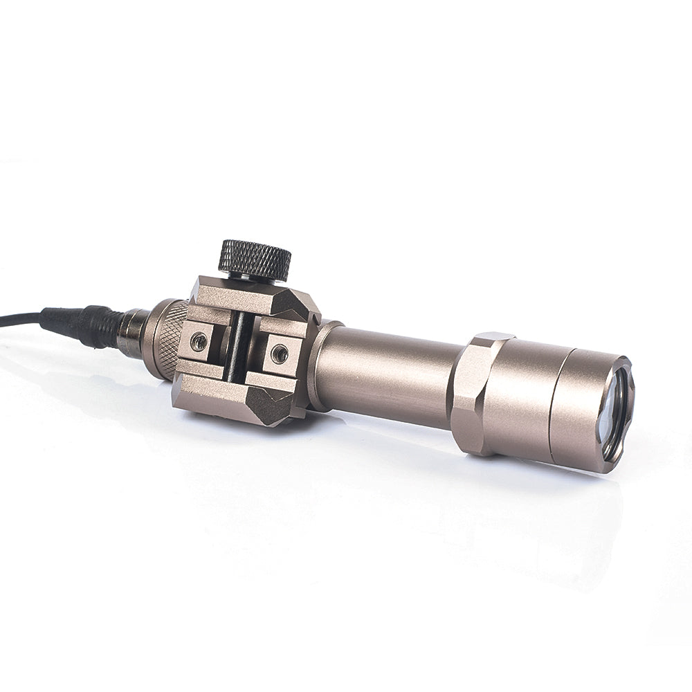 WADSN M600B Rail Mount Tactical LED Flashlight w/ Two Control Kit Version - TAN - APEXTAC GEAR