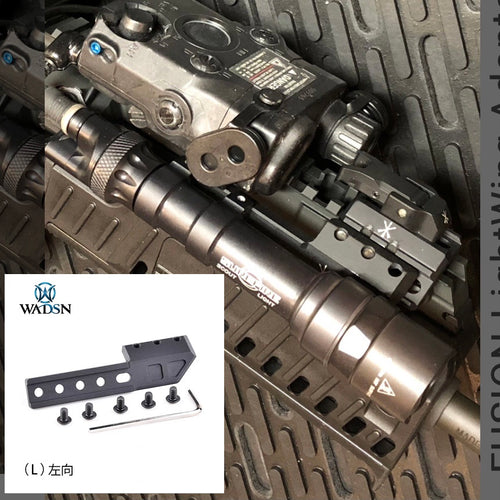 WADSN FUSION LightWing Adapter - BLACK (LEFT) (WD04023) - APEXTAC GEAR