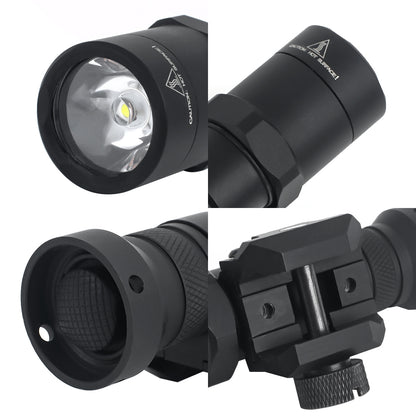WADSN M300B MINI SCOUT LIGHT Rail Mount LED Light Two Control Kit Version - BLACK (WD04023) - APEXTAC GEAR