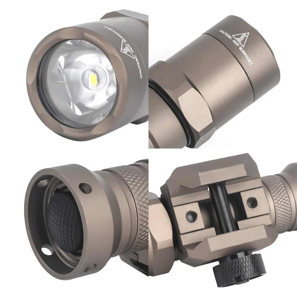 WADSN M300B MINI SCOUT LIGHT Rail Mount LED Light Two Control Kit Version - TAN (WD04023) - APEXTAC GEAR
