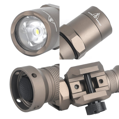WADSN M300B MINI SCOUT LIGHT Rail Mount LED Light Two Control Kit Version - TAN (WD04023) - APEXTAC GEAR