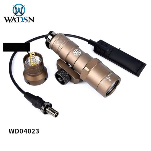 WADSN M300B MINI SCOUT LIGHT Rail Mount LED Light Two Control Kit Version - TAN (WD04023) - APEXTAC GEAR
