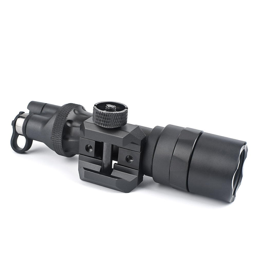 WADSN M300C Mini Scout Light LED Flashlight SL07 Scout Dual Switch Version - BLACK - APEXTAC GEAR