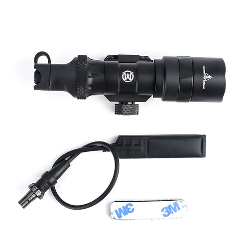 WADSN M300C Mini Scout Light LED Flashlight SL07 Scout Dual Switch Version - BLACK - APEXTAC GEAR