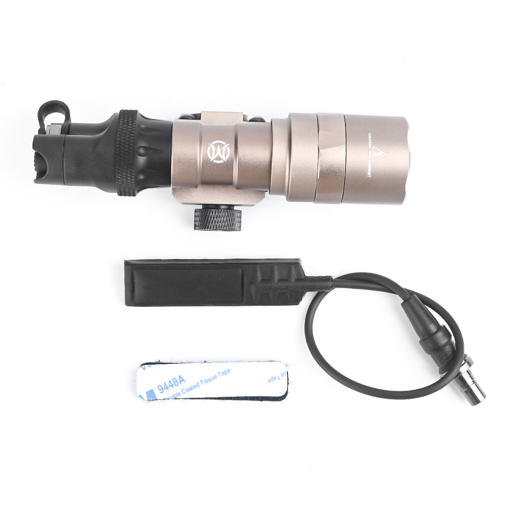 WADSN M300C Mini Scout Light LED Flashlight SL07 Scout Dual Switch Version - TAN - APEXTAC GEAR