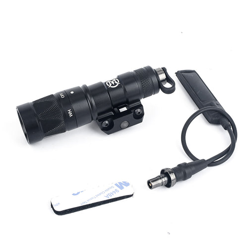 WADSN M300W Scout Light Flashlight Strobe with Single Pressure Pad - BLACK - APEXTAC GEAR